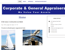 Tablet Screenshot of corporateandgeneral.com